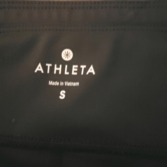 Athleta Shine Stripe Sonar Tight Yoga Workout Leggings Size S - Picture 7 of 10
